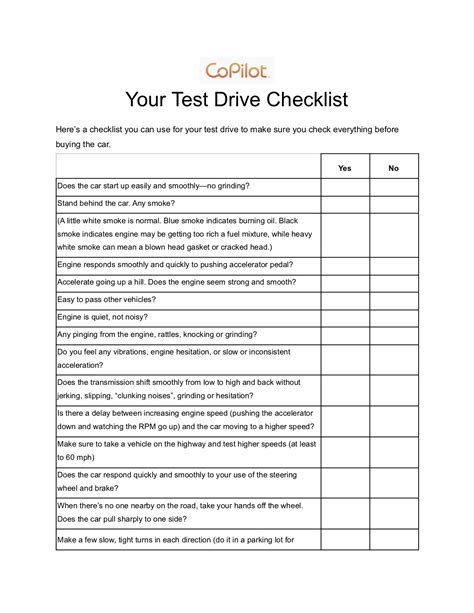 Used Car Checklist How To Buy A Used Car… And A Used Car Checklist