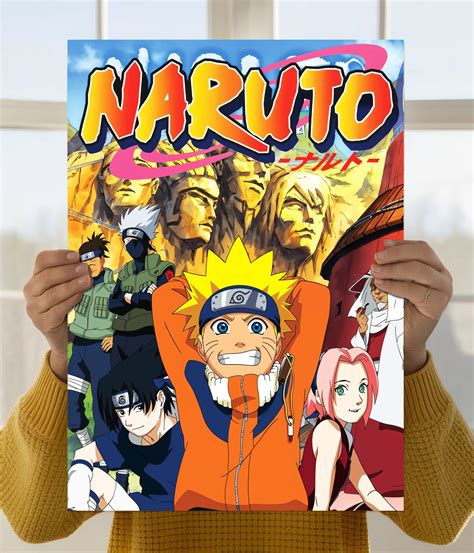 Naruto Team 7 Classic Anime Poster | Everanta