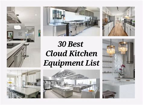 30 Best Cloud Kitchen Equipment List for Successful Business