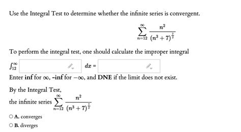 The Integral Test for an Exponential Function 的图像结果