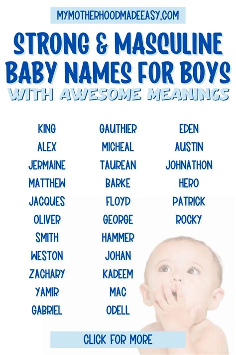 237+ Baby Boy Names You'll Totally Want To Steal [with Meanings] - My ...