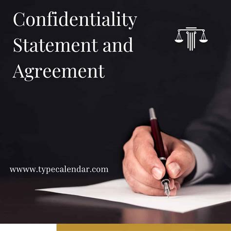 Printable Confidentiality Agreement Template PDF [FREE]