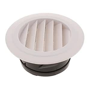 Air Vent Inclined Louver Outlet Exhaust Grille Cover DN125 For Trailer ...