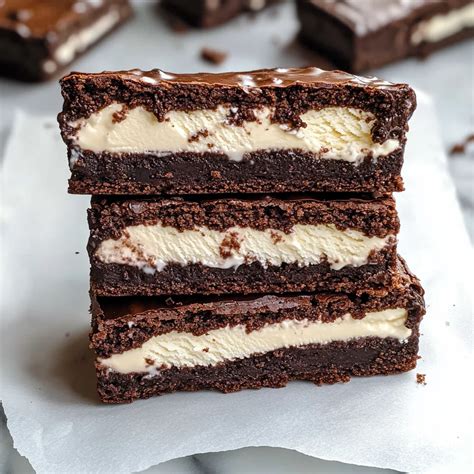 Brownie Ice Cream Sandwiches
