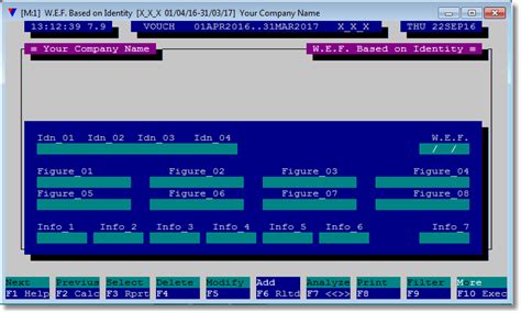 W.E.F. Based on Identity