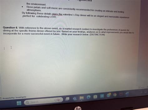 Question 6. With reference to the above event, do a market research ...