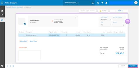 Gestión de los Albaranes de compra