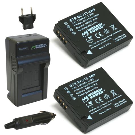 Buy Wasabi Power Battery and Charger Kit for Panasonic DMW-BCJ13 DMW ...