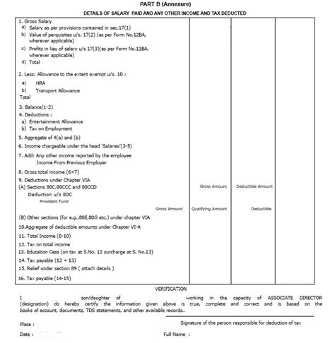 Image result for Decode Form 16 Part B