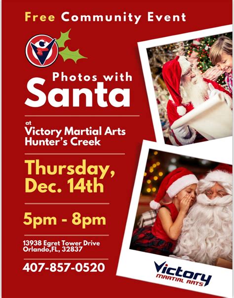 Santa Claus is Coming to Hunters Creek, Victory Martial Arts, Hunters ...