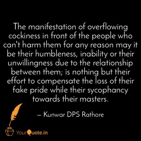 The manifestation of over... | Quotes & Writings by Kunwar DPS Rathore ...
