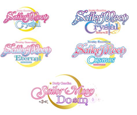 Sailor Moon Crystal Series Logos by CaptaiCJ on DeviantArt