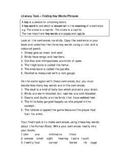 Image result for Key Word Task