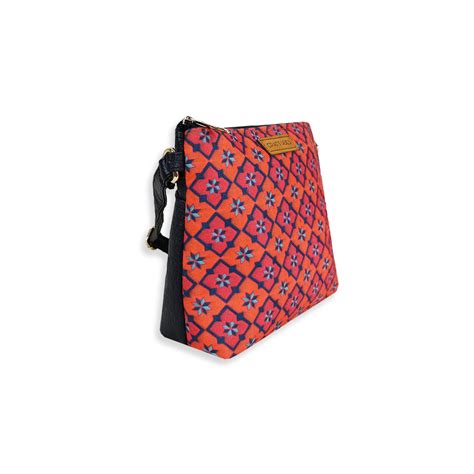 Peach Kites Tiles Sling Bag – Crafthues