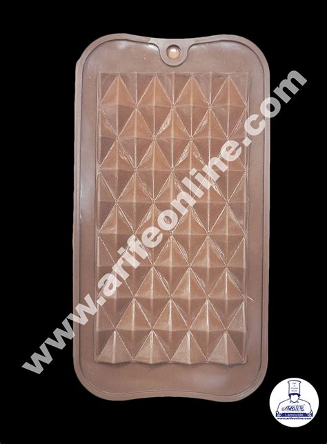 Cake Decor 1 Cavity Diamond Shape Silicone Bar Mold Chocolate Mould ...