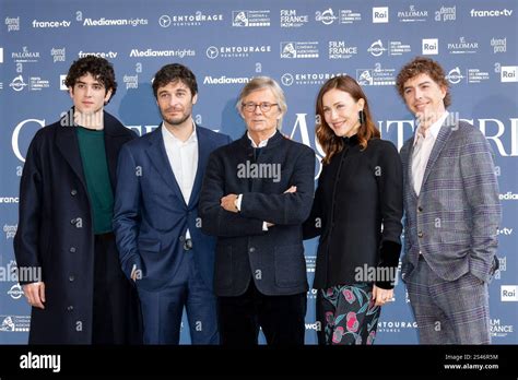 Rome, Italy. 10th Jan, 2025. Nicolas Maupas, Lino Guanciale, Bille ...