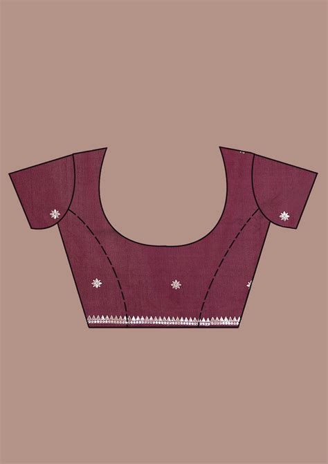 Buy Lavender Gotapatti Organza Saree - Koskii