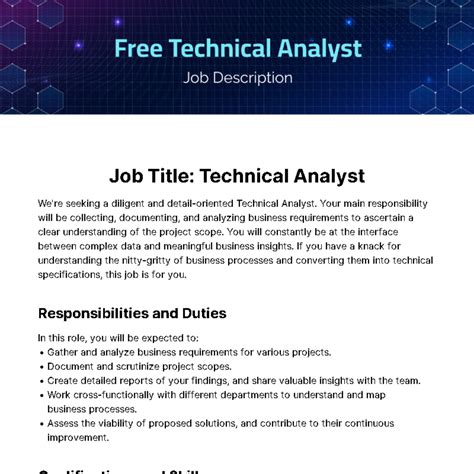 Image result for Technical Analyst Job