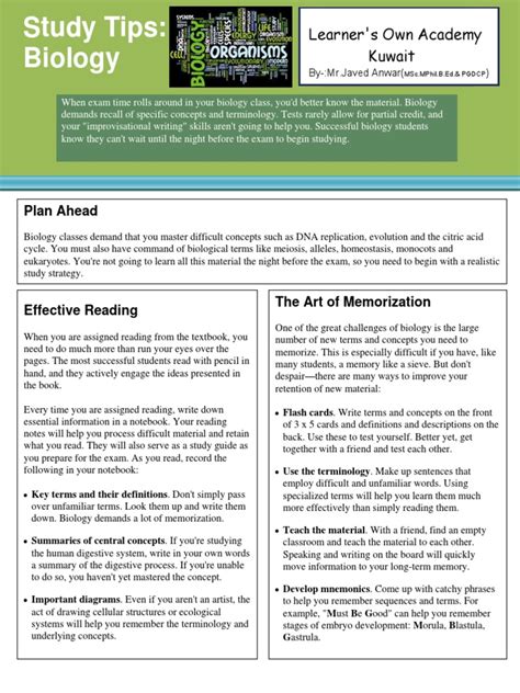 Image result for BioAPI Study Tips