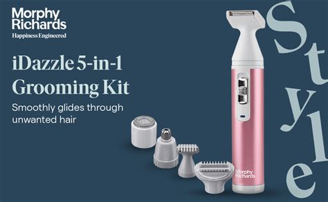 Morphy Richards iDazzle 5-in-1 Grooming Kit | Face & Body Hair Trimmer ...