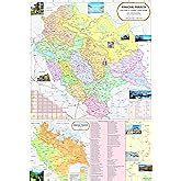 Uttarakhand Map | English | 70 x 100 cm | Laminated : Vidya Chitr ...
