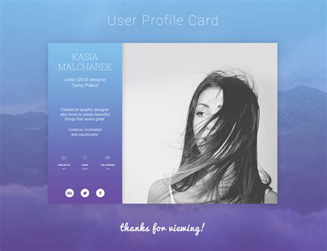 User Card Design 的图像结果