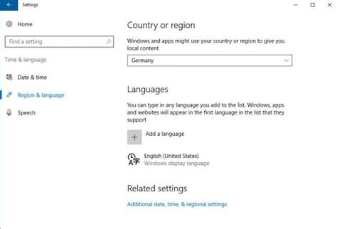 How to Change App Language in Windows 10 的图像结果