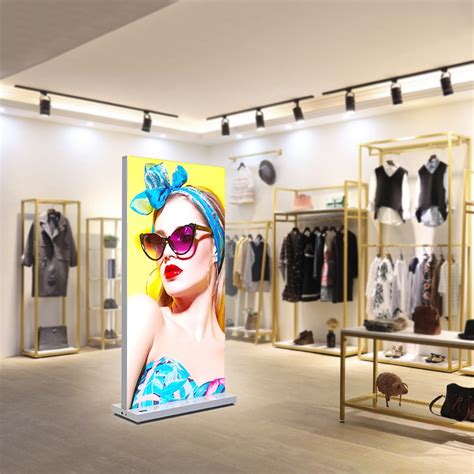 Image result for Free Standing Rechargeable Light Box Display