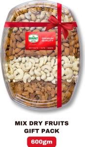 Bharat Super Foods Dry Fruits Gift Pack, Almonds, Cashews, Raisins ...