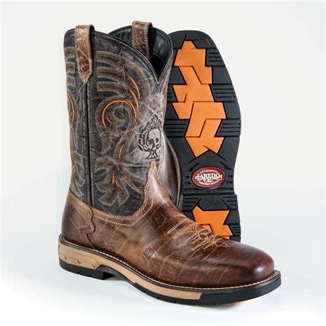 Laredo Western Boots - Brown/Black