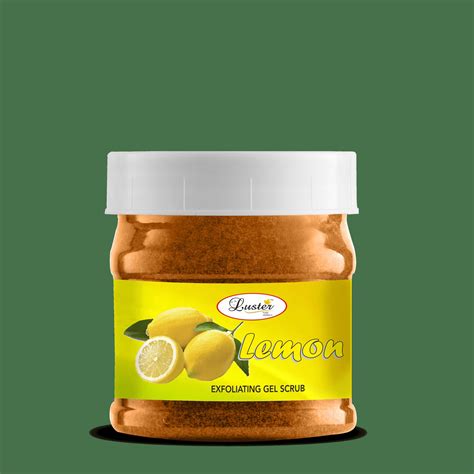 Luster Lemon Face & Body Gel Scrub (Paraben & Sulfate Free)-500 ml ...