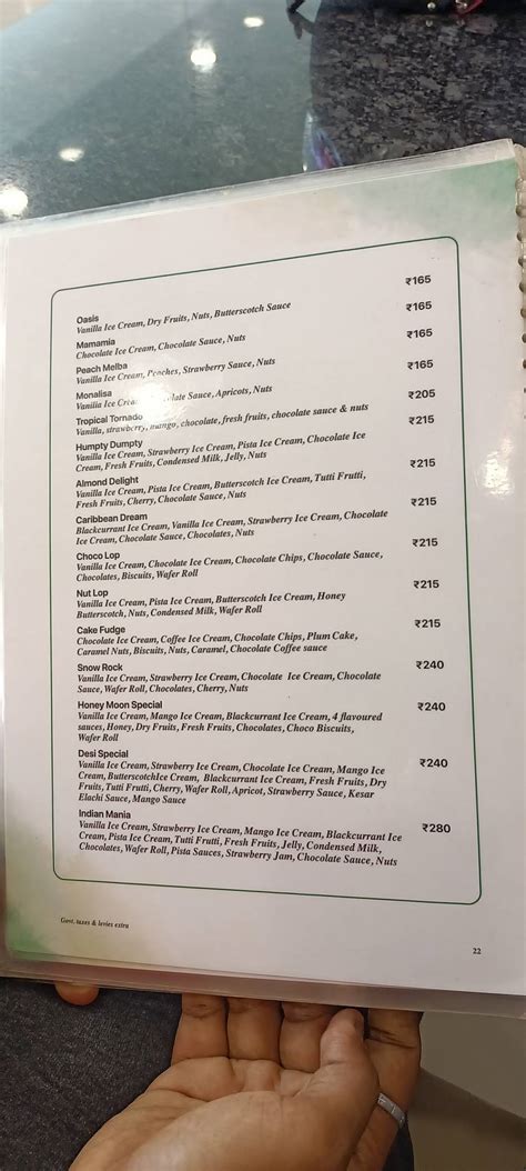 Menu at Geetham Veg Restaurant, Chennai, SH 48