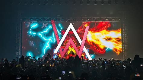 Alan Walker Concert Logo | 4K HD Wallpaper Download