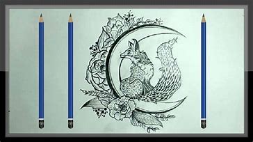 red eyes pencil sketch