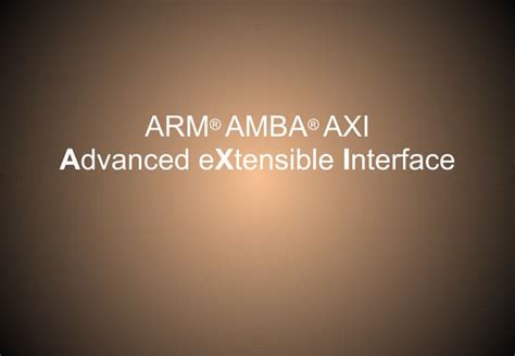 Image result for Tutorial Amba AXI4 Protocol