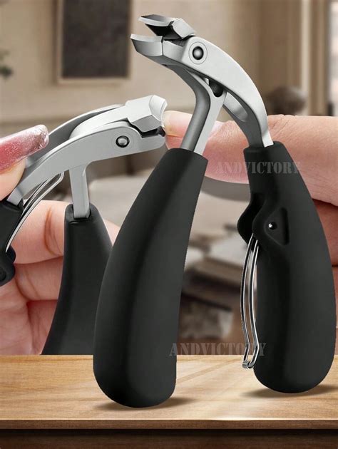 ANDVICTORY 1 pezzo Forbici per unghie dei piedi professionali con testa ...