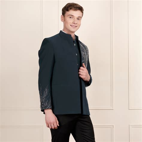 Purchase Teal Color Jodhpuri Suit Online l Rhapso