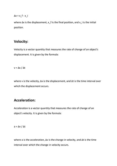 SOLUTION: Introduction to kinematics understanding motion and its ...