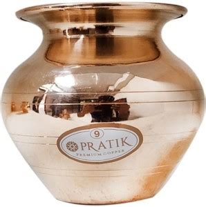 Flipkart.com | Pratik Copper gadava/ lota/pooja lota/kalash Copper Kalash