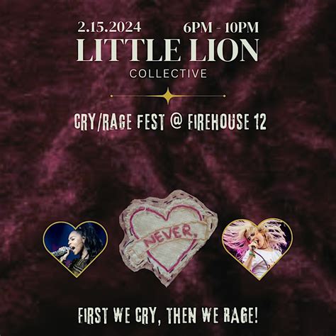 CRY/RAGE FEST!, Firehouse 12, New Haven, 15 February 2024 | AllEvents