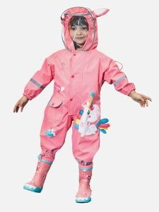 Little Surprise Box Graphic Print Boys & Girls Raincoat - Buy Little ...