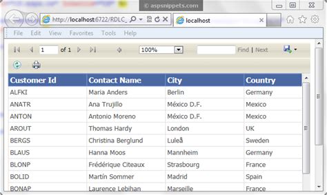 Image result for Report Viewer Control Vb.net