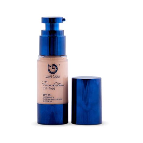 Mattlook Oil Free & Waterproof Foundation, SPF 25 – Little Profit ...