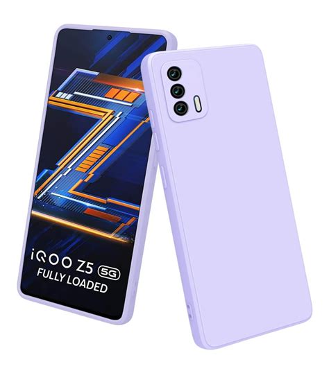 TRUEUPGRADE Liquid Silicone Designed Case Cover for Vivo iQOO Z5 5G ...