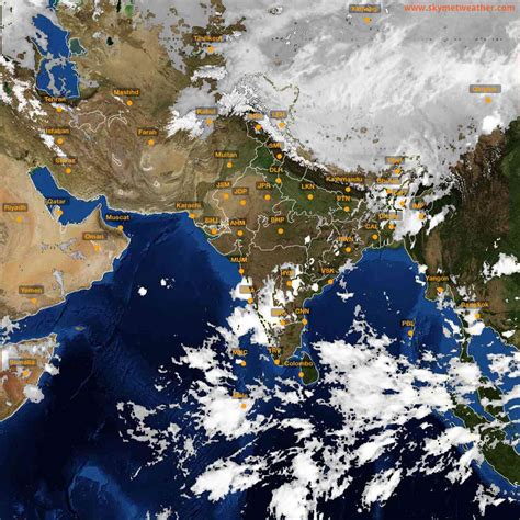 INSAT Weather: Latest Satellite Images And Maps Of India