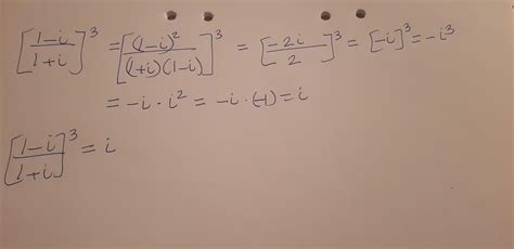 1-i upon 1+i whole cube in a+ib form - Brainly.in