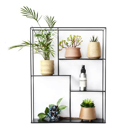 Jun Flower Rackplant Stands Plant Shelf Iron Metal Book Shelf ...