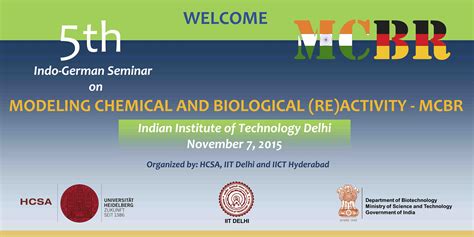 Indo-German Seminar - IIT Delhi - MCBR