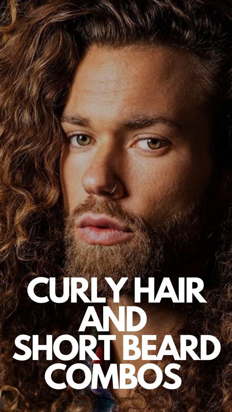 CURLY HAIR AND SHORT BEARD COMBO - Mens Hairstyle 2020