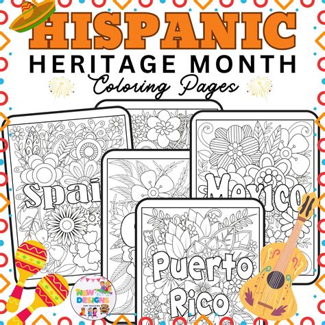 Coloring Pages For Hispanic Heritage Month
